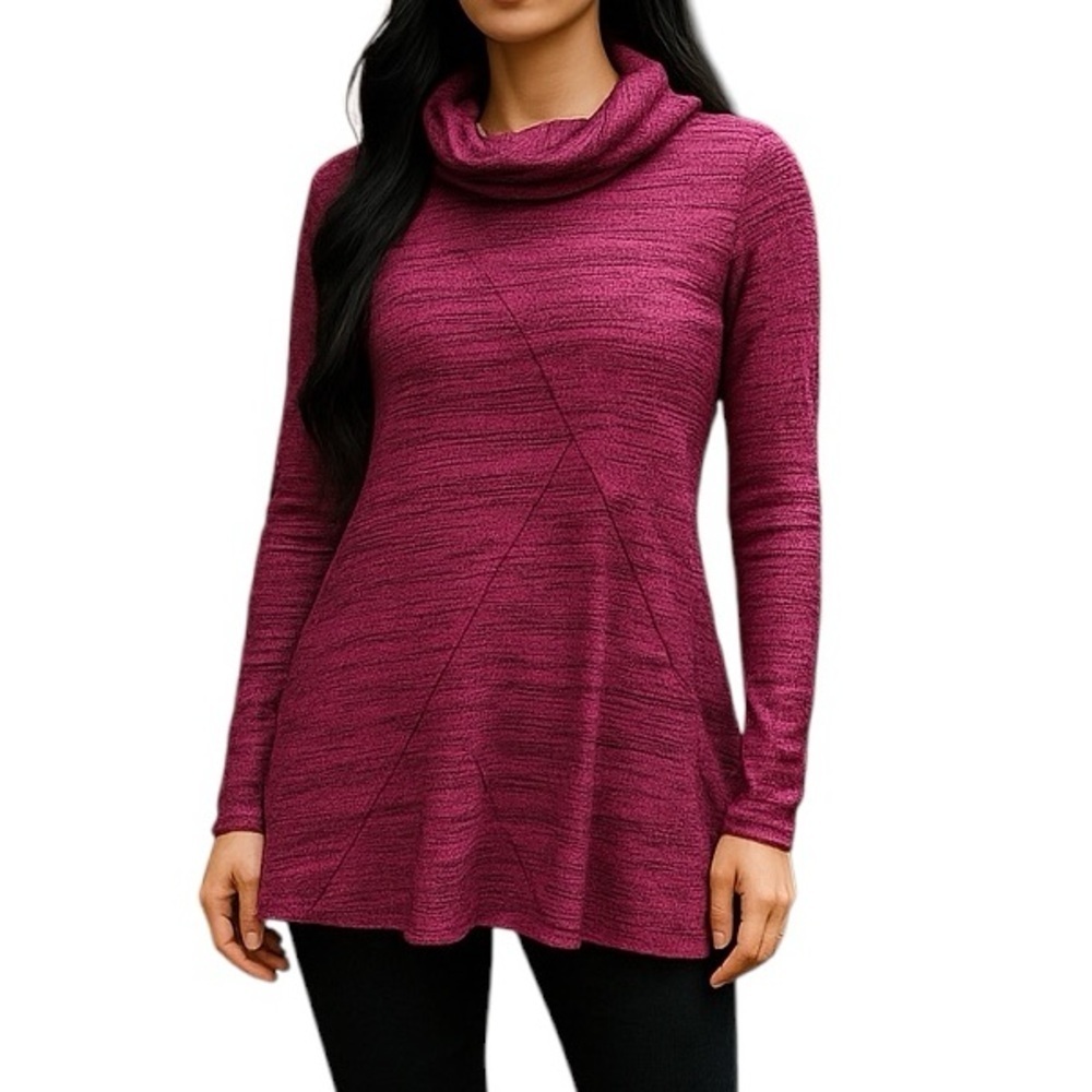 Snoskins Small Asymmetrical Turtleneck Long Sleeve Shirt Gorpcore